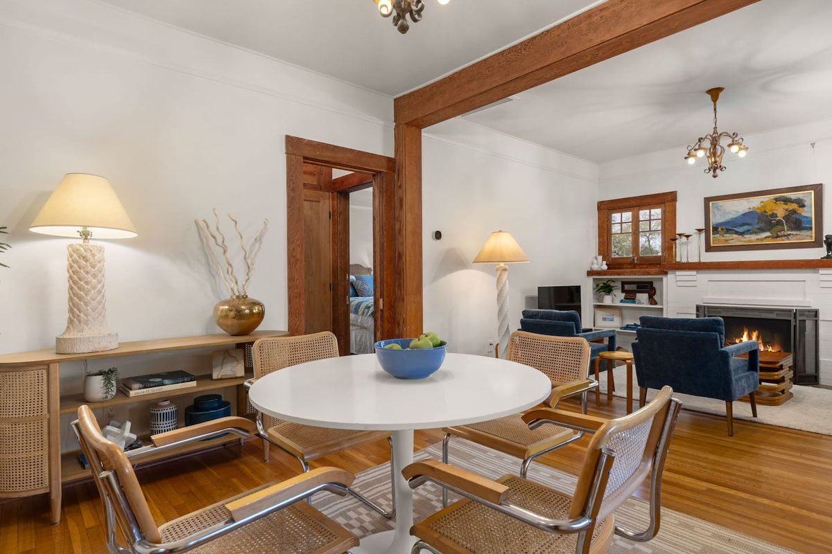 spacious dining and living room