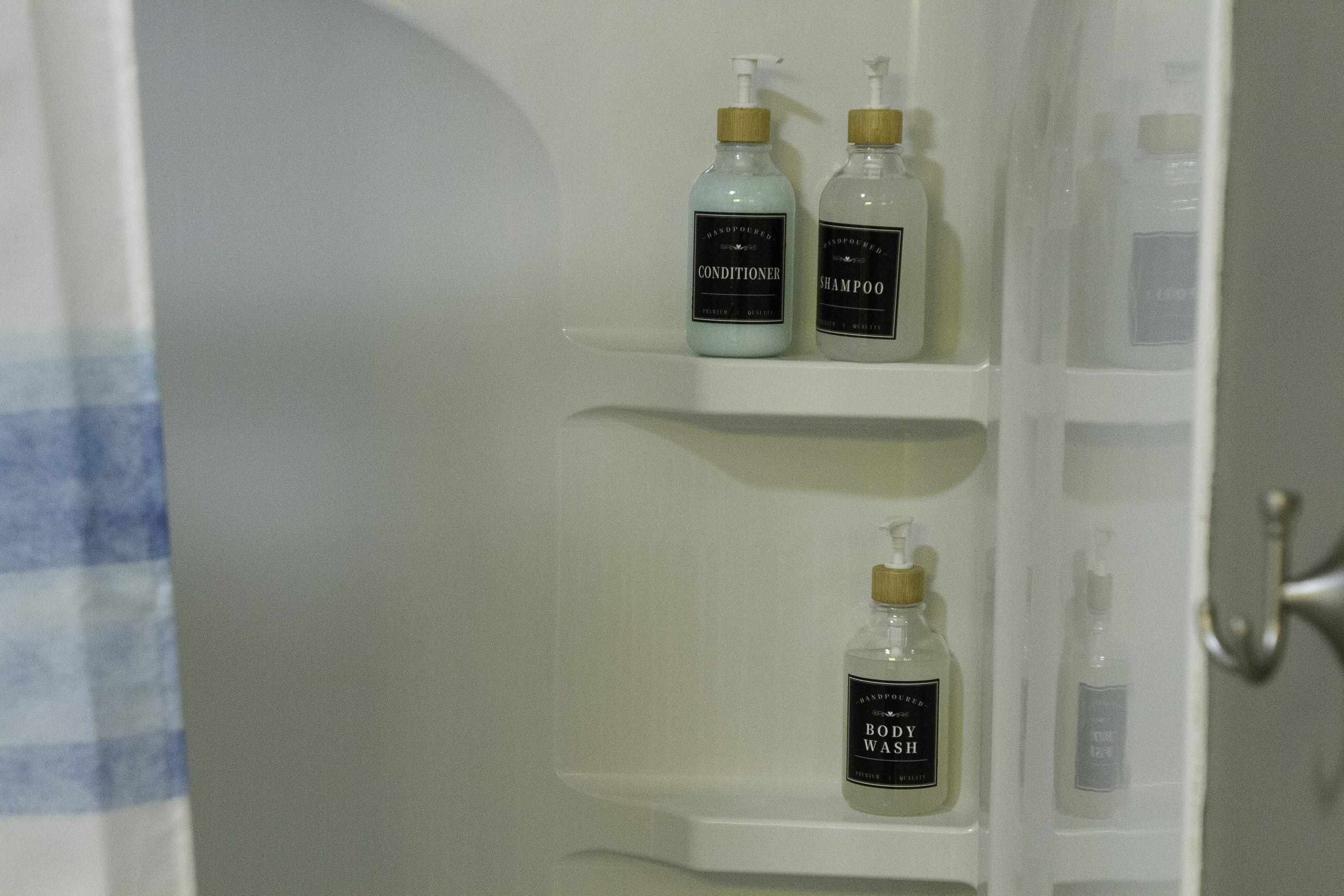 Soaps in the master bathroom
