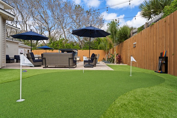 New putting green for kids of all ages