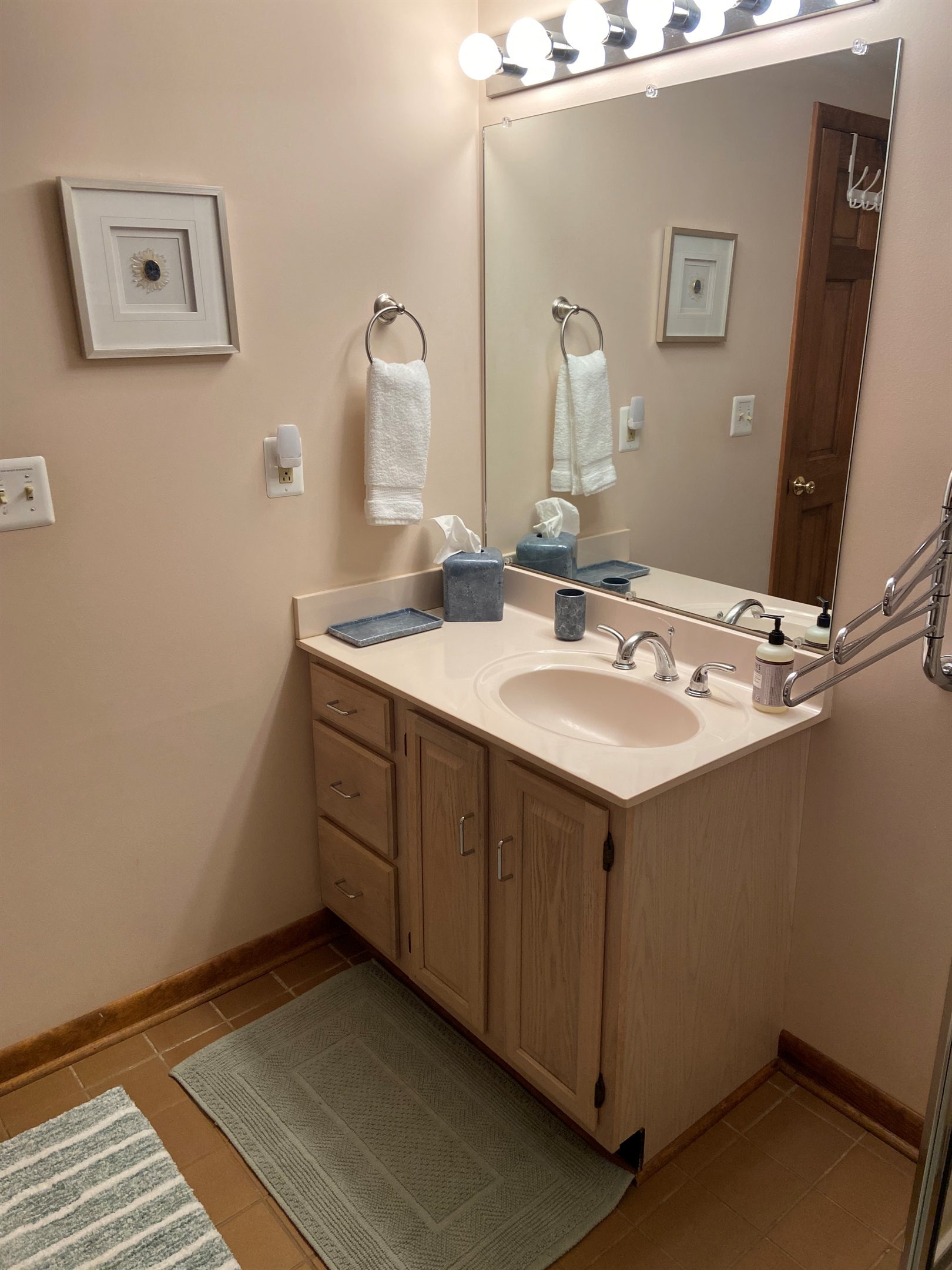 Vanity with additional storage