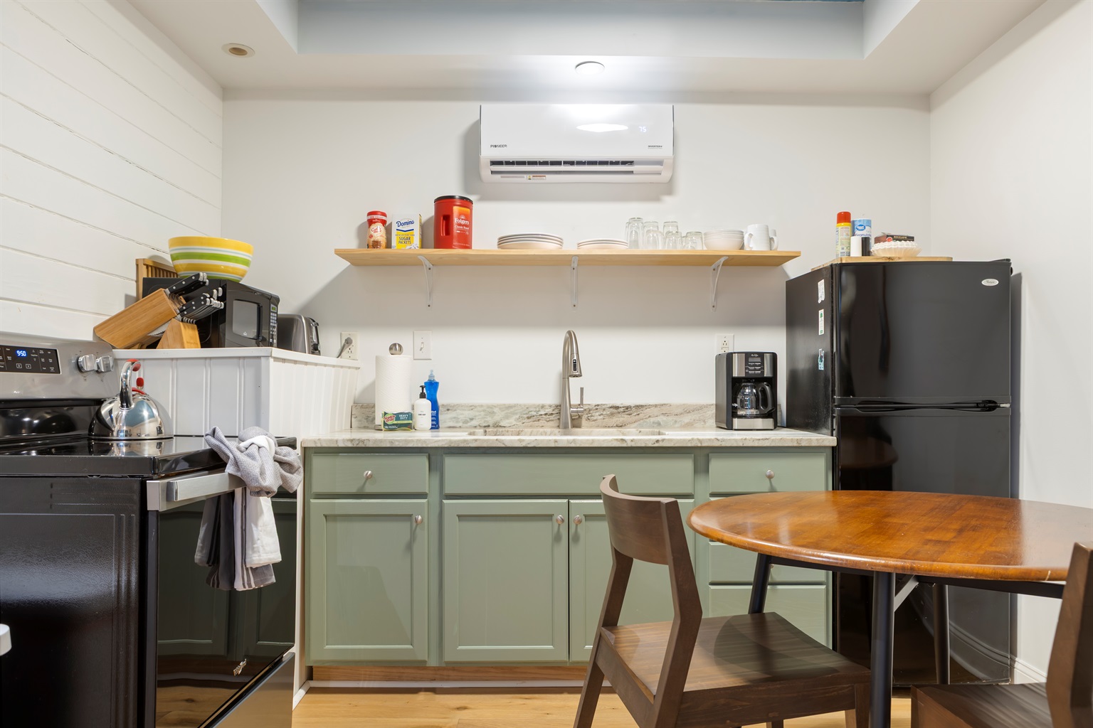 Well-stocked kitchen