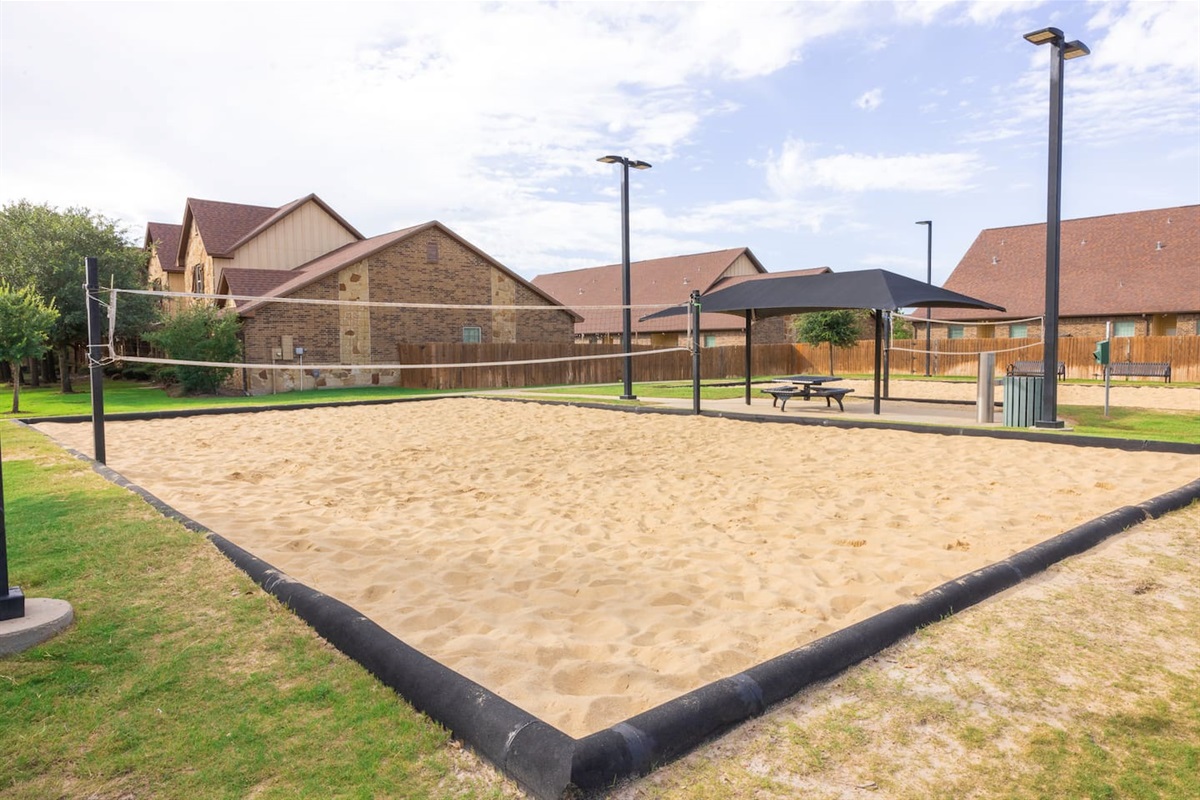 Volleyball - right behind the house