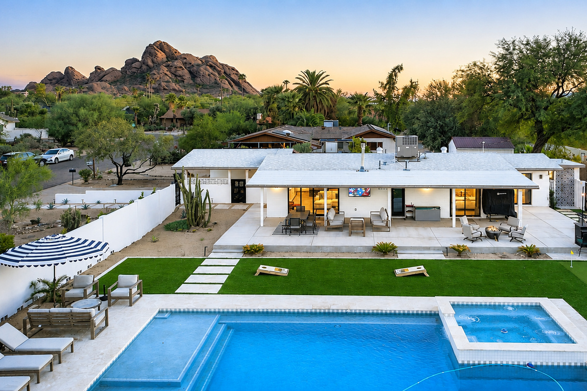Camelback Casa | 4BR in Scottsdale | Heated Pool & Hot Tub — Camelback Casa | 4BR | Heated & Cooled Pool, Scottsdale, Arizona