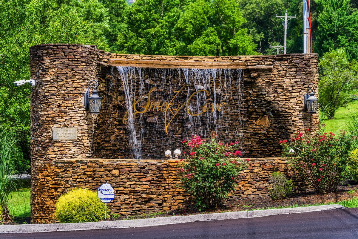 Cabin is located in the Smoky Cove resort community
