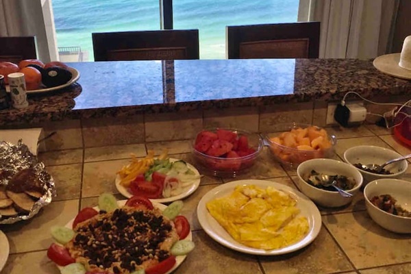 Nice breakfast with a view!