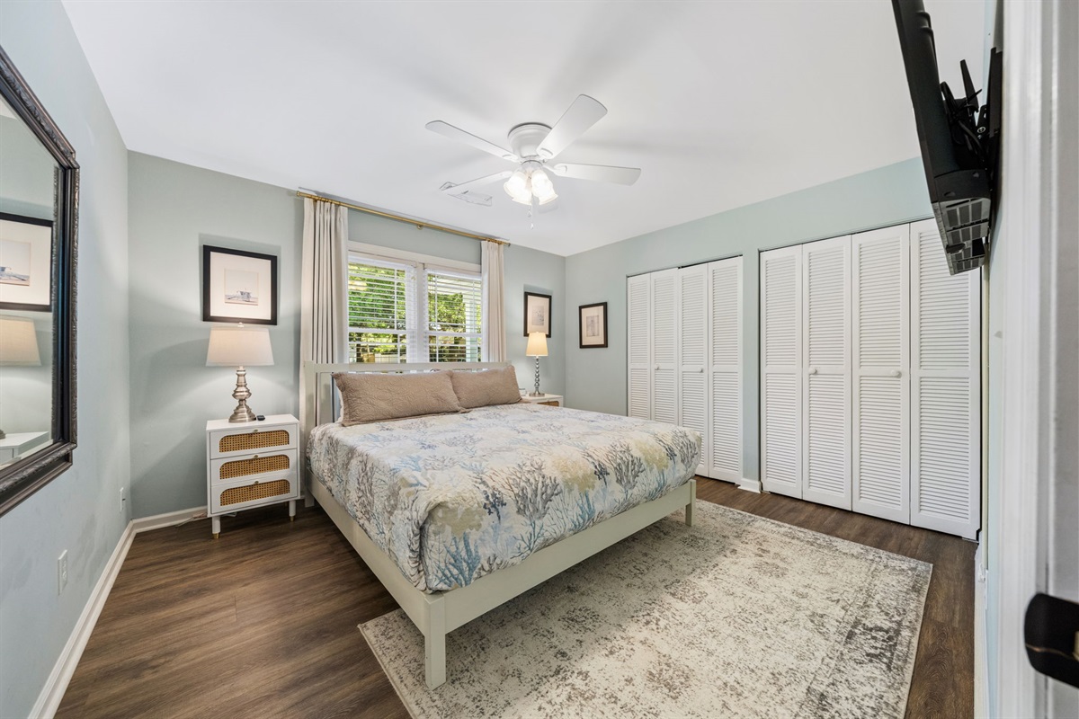 King Bedroom 2 | IOP Escapes Beach Blessing | 3705 Hartnett Blvd, Isle of Palms, SC