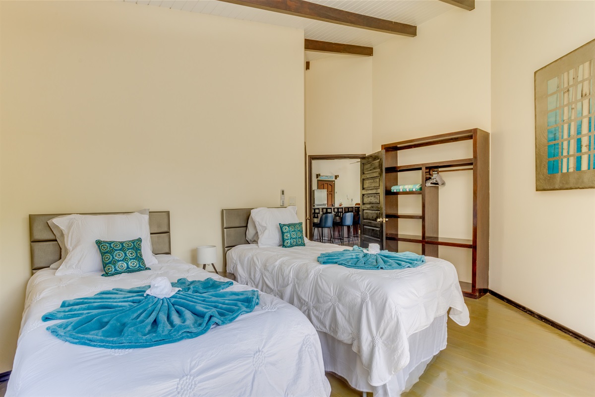 Bedroom can be a King Bed