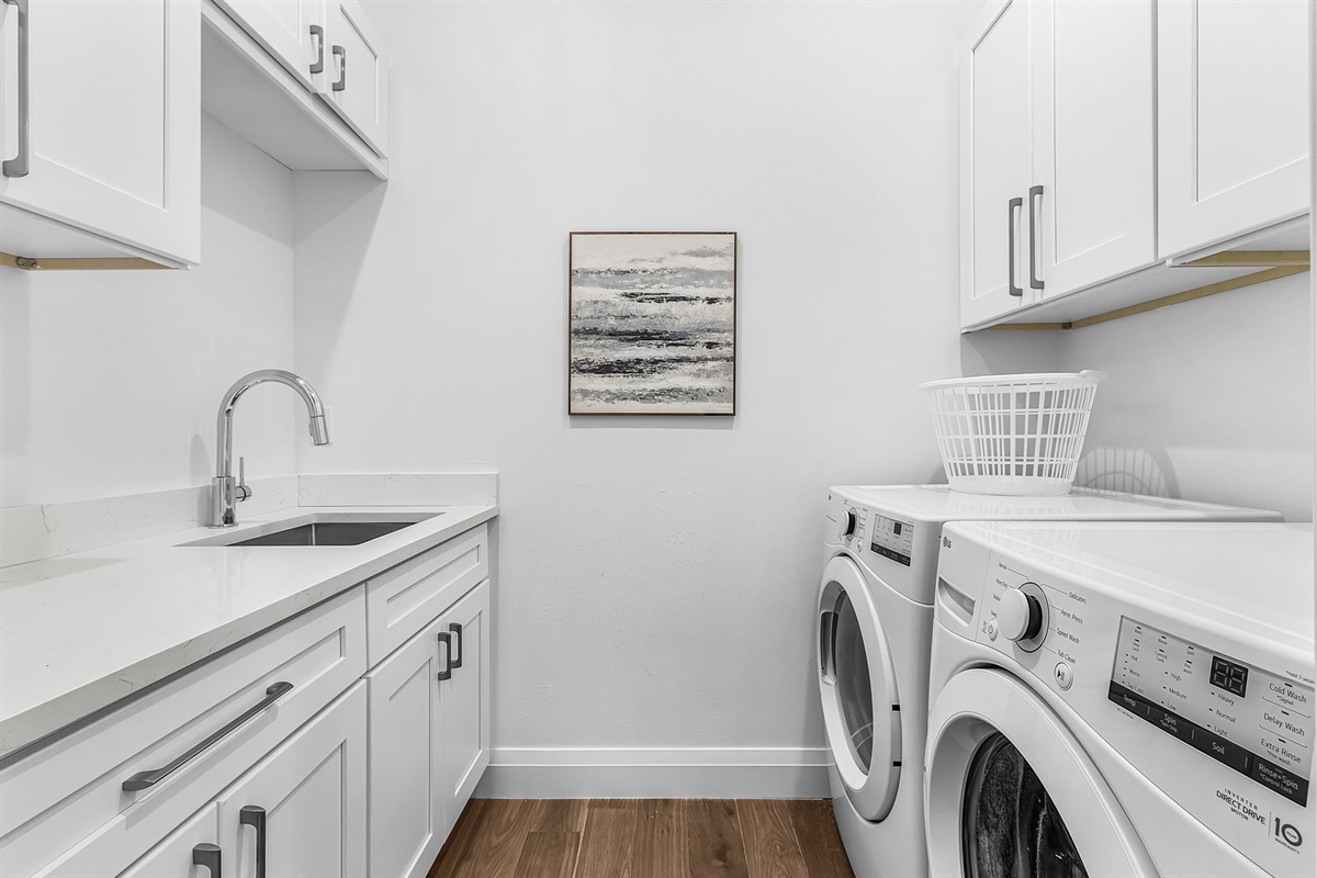 Laundry Room with Washer and Dryer