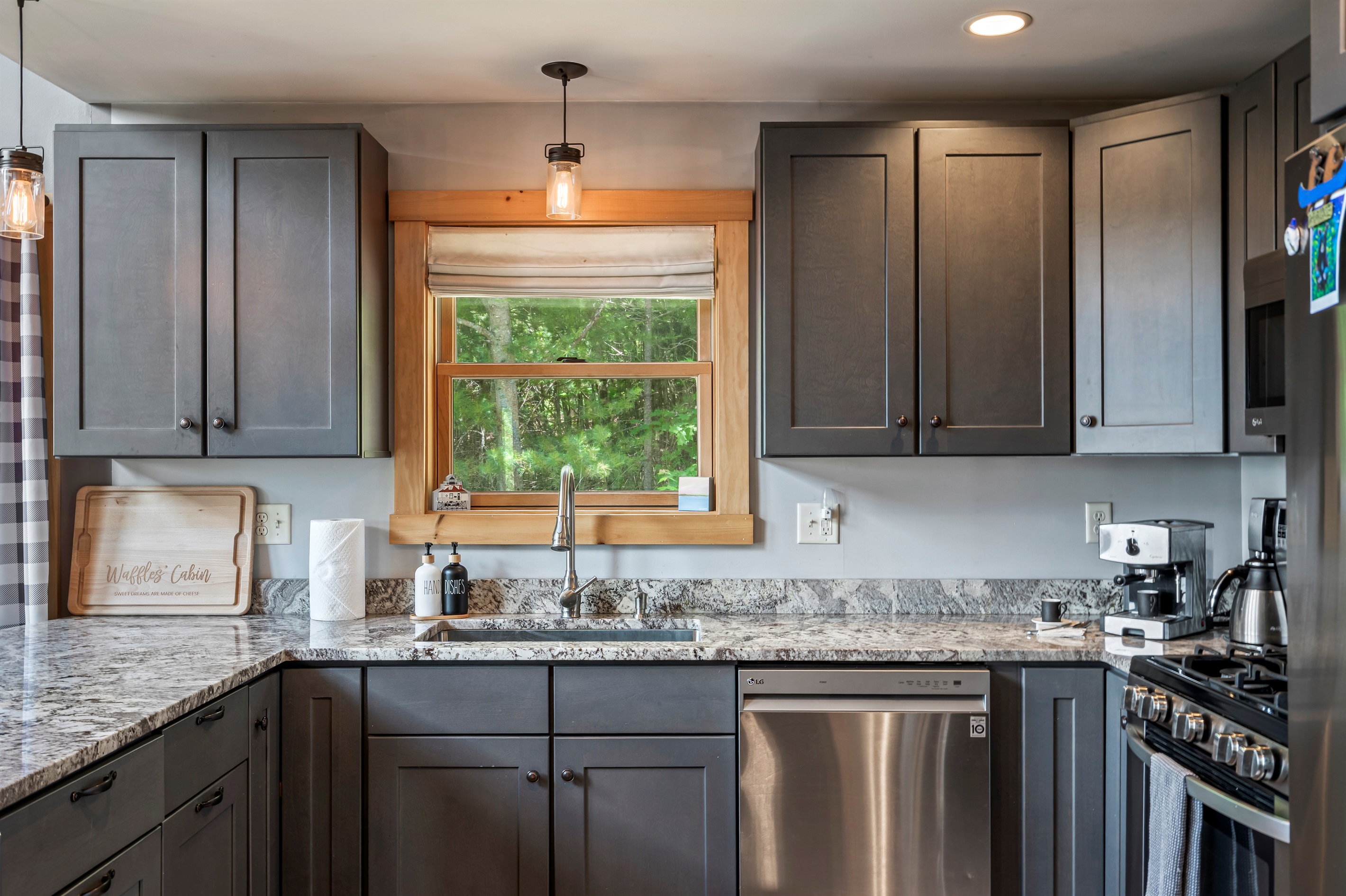 Our kitchen — fully stocked and ready for your family favorites.