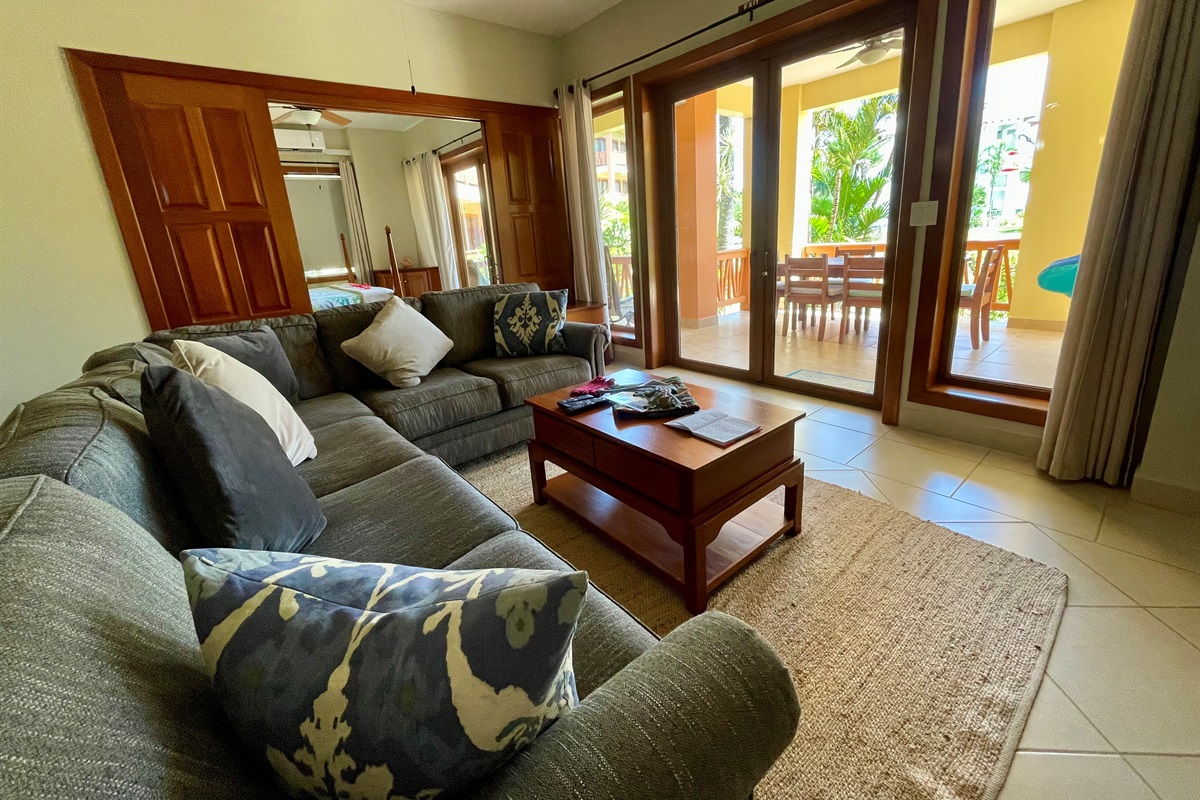 Living Room with Patio
