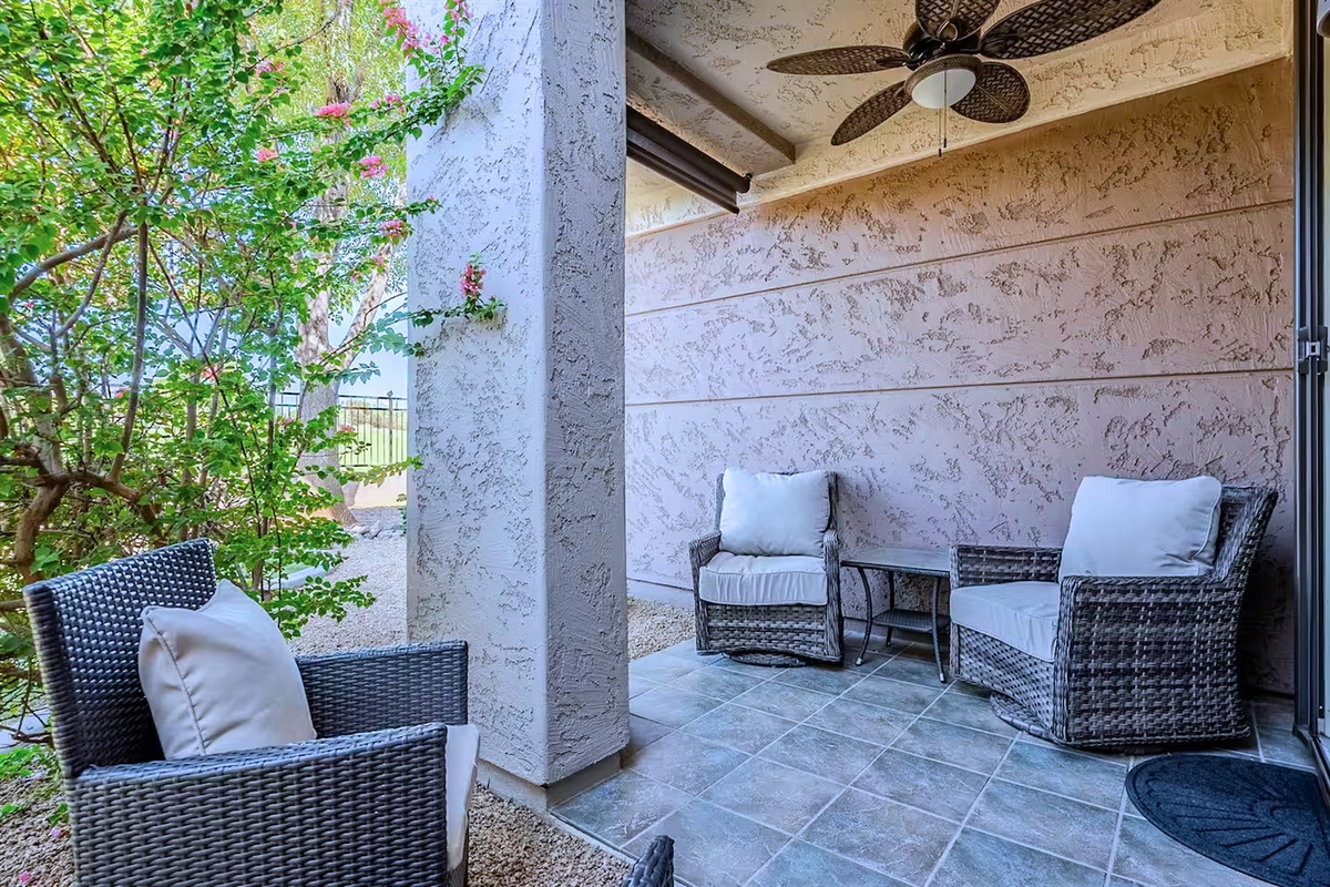 Cozy outdoor perfect for relaxing and unwinding.