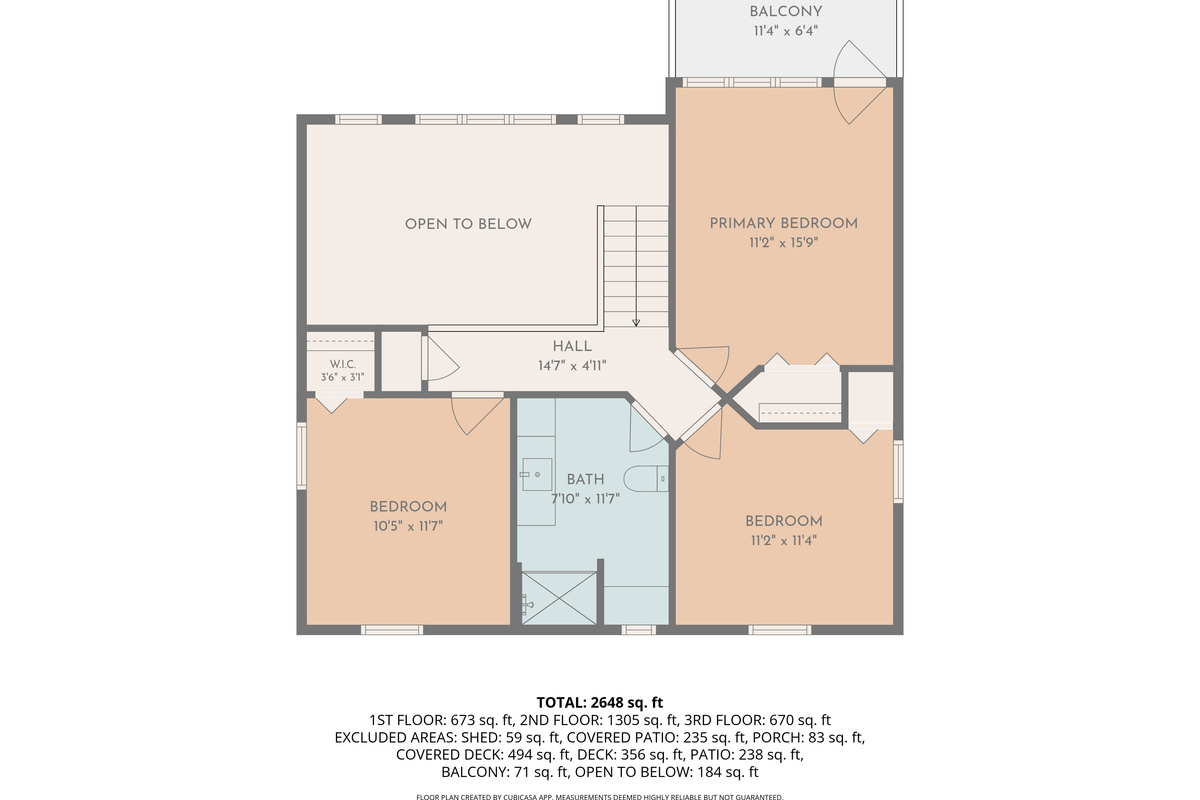 Camp Havon 2nd Floor Layout