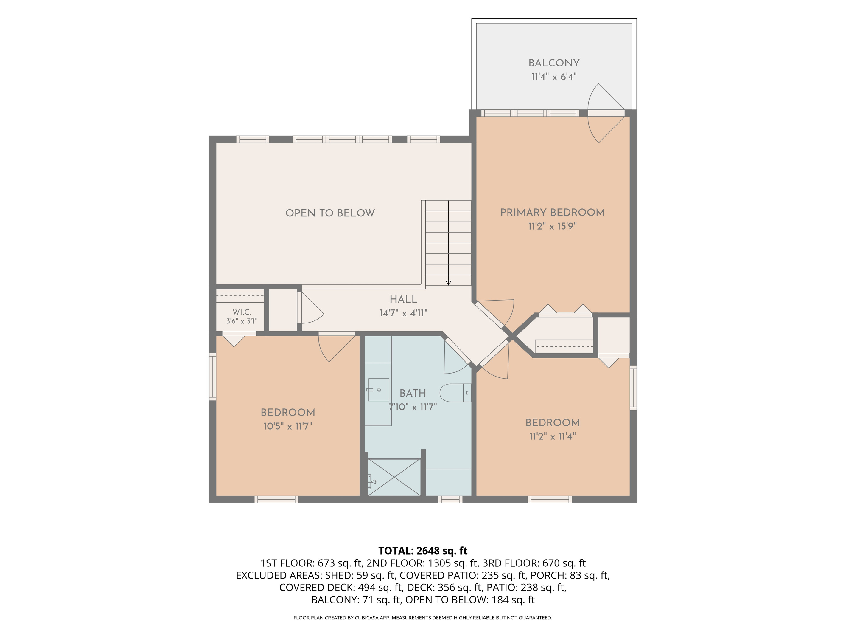 Camp Havon 2nd Floor Layout