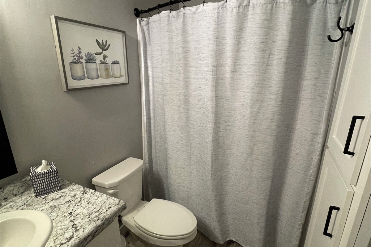 House 1 - bedroom 3 en-suite bathroom