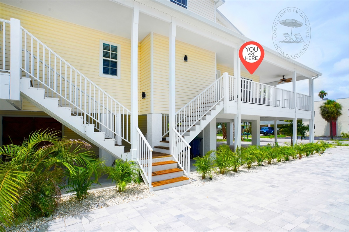 Coastal Getaway is the larger, 4 bedroom unit