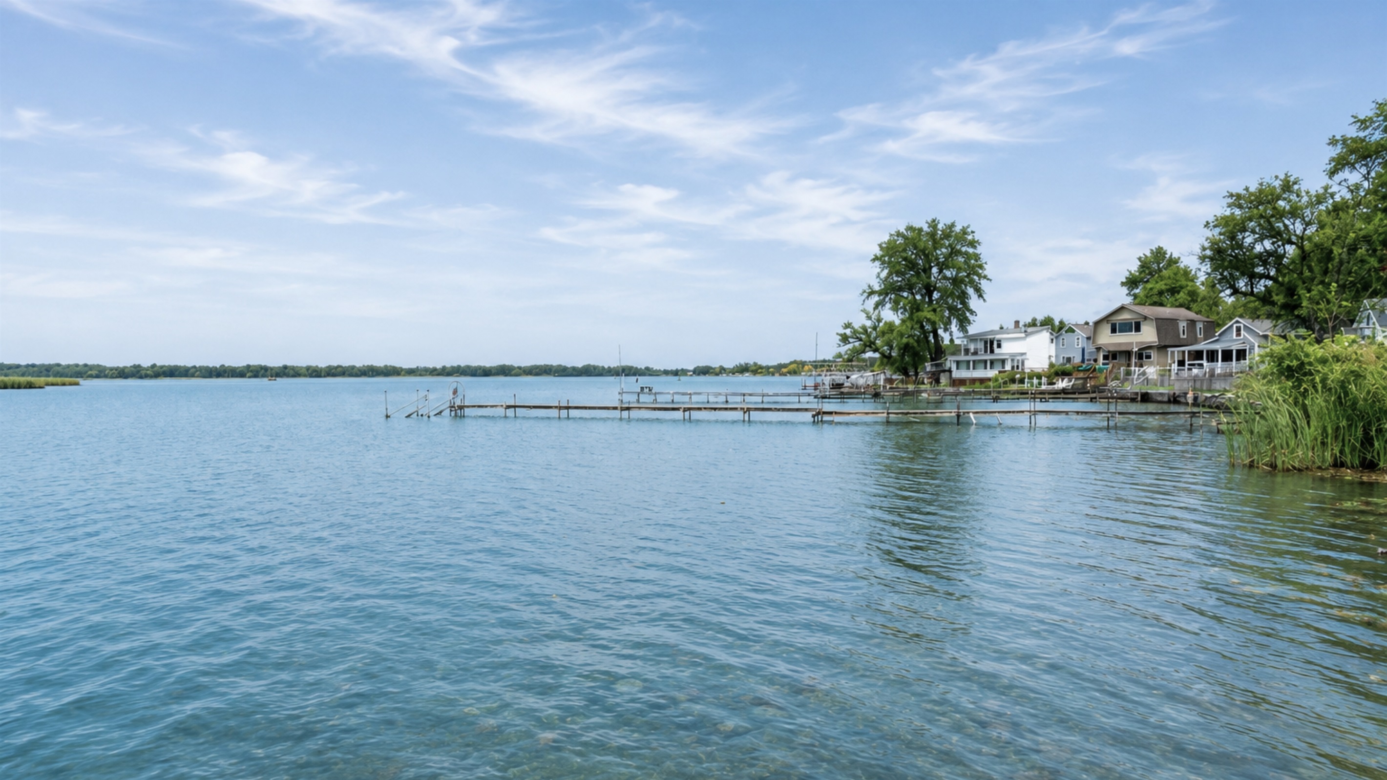 View from the dock