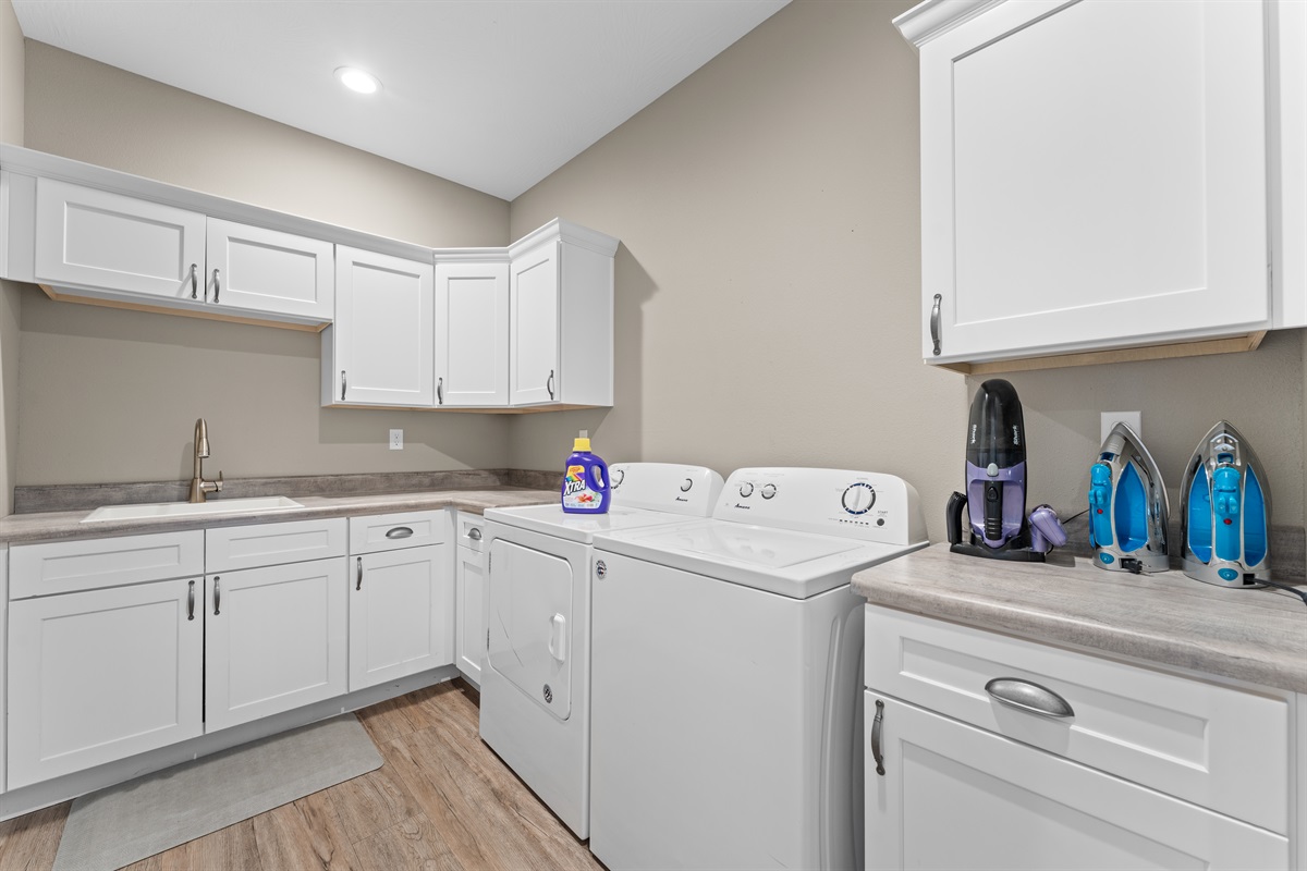 Main floor laundry room