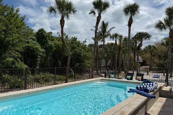 Plenty of room for everyone in the private, year-round heated pool
