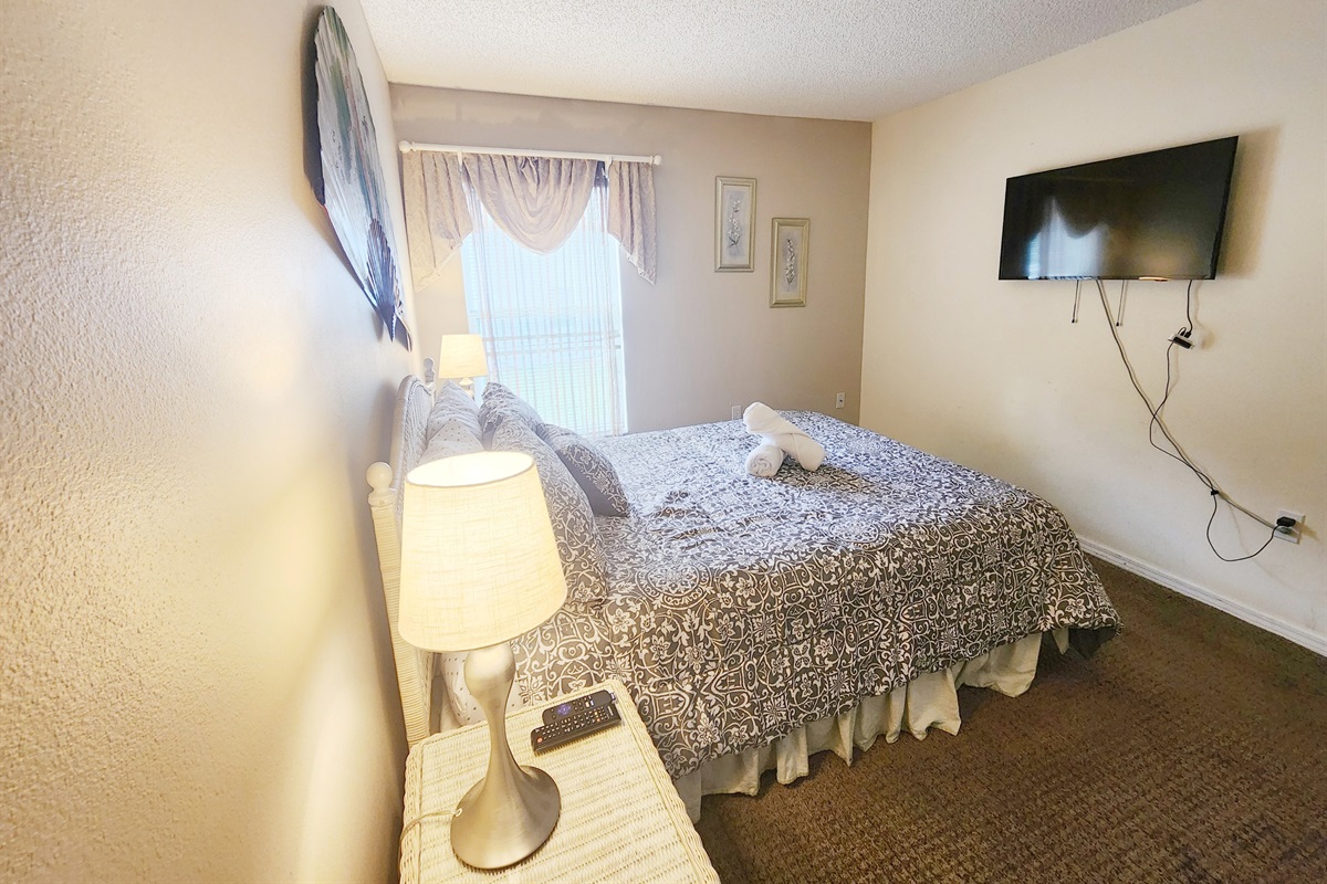 Master Queen Bedroom, TV