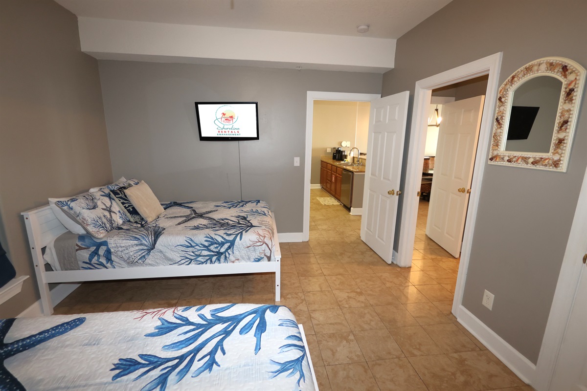 Brand new queen beds in guest rooms for extra family and friends to enjoy!