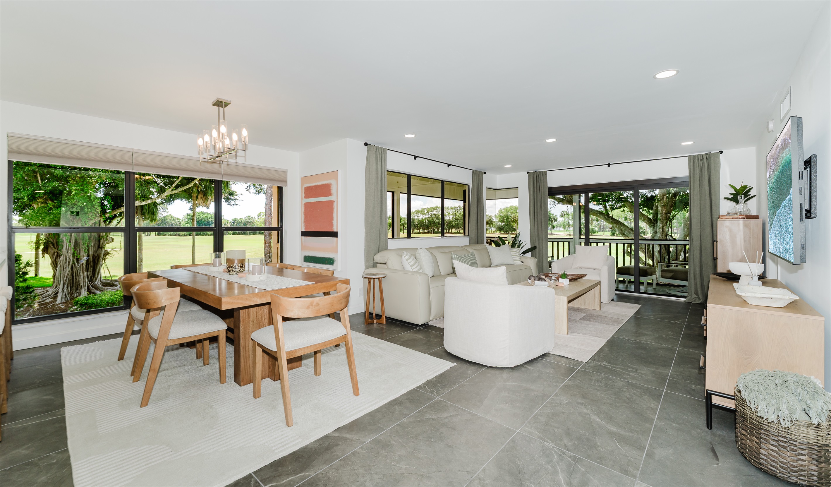 Open-concept dining area that connects seamlessly to the kitchen and living room. Ideal setup for gathering, dining, and creating lasting memories.