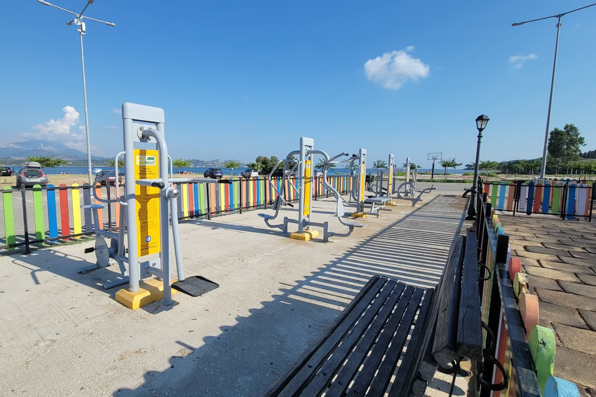 Gym Park in Lixouri near Fiki Bar Beach
