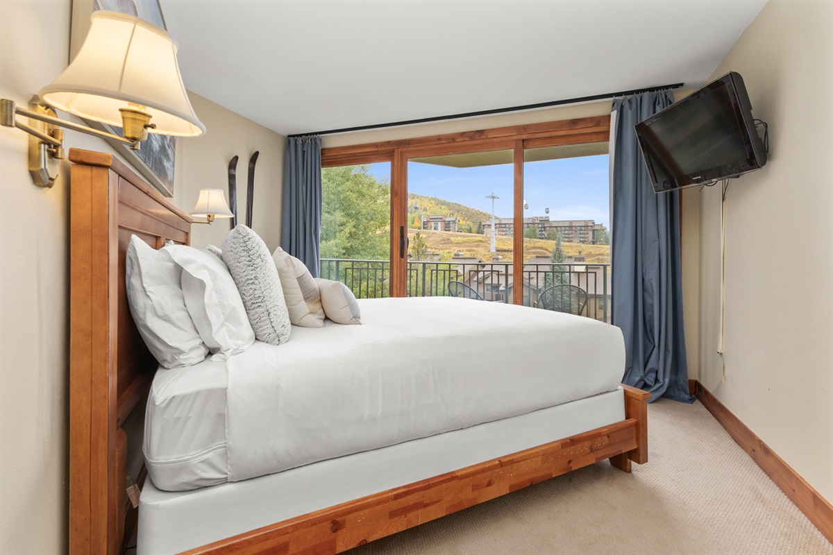 Bedroom 2 | Balcony Access | TV