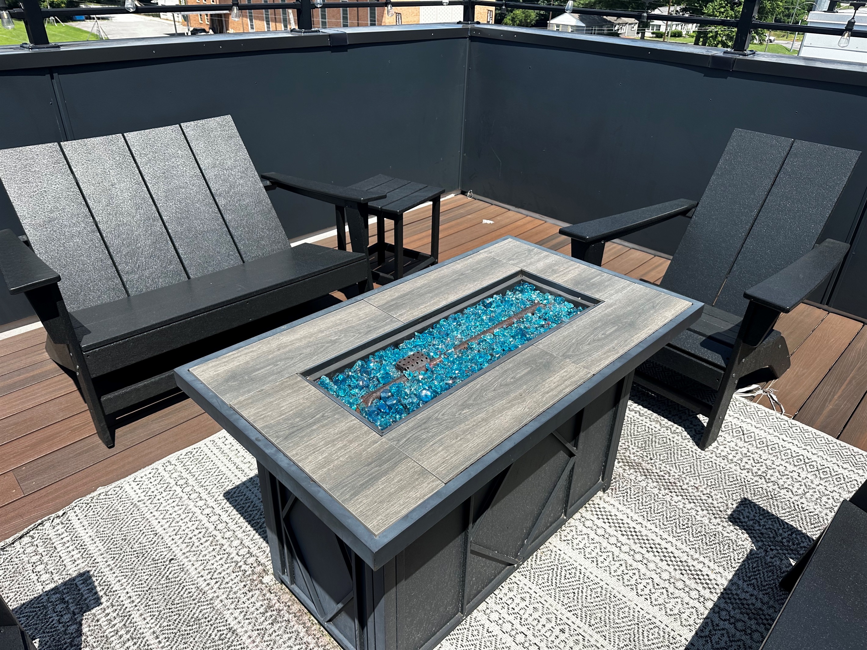 Imagine sitting around the firepit with friends after a day in Nashville