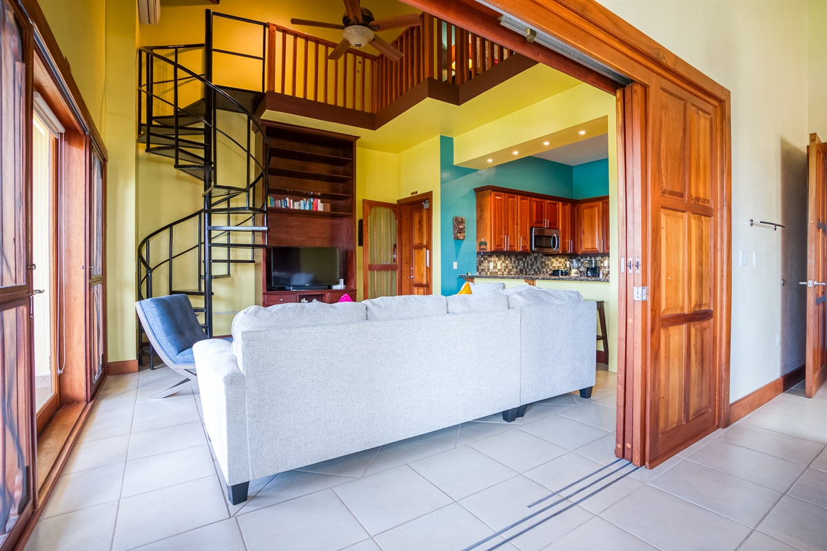 Spiral Staircase to Loft Bedroom 3