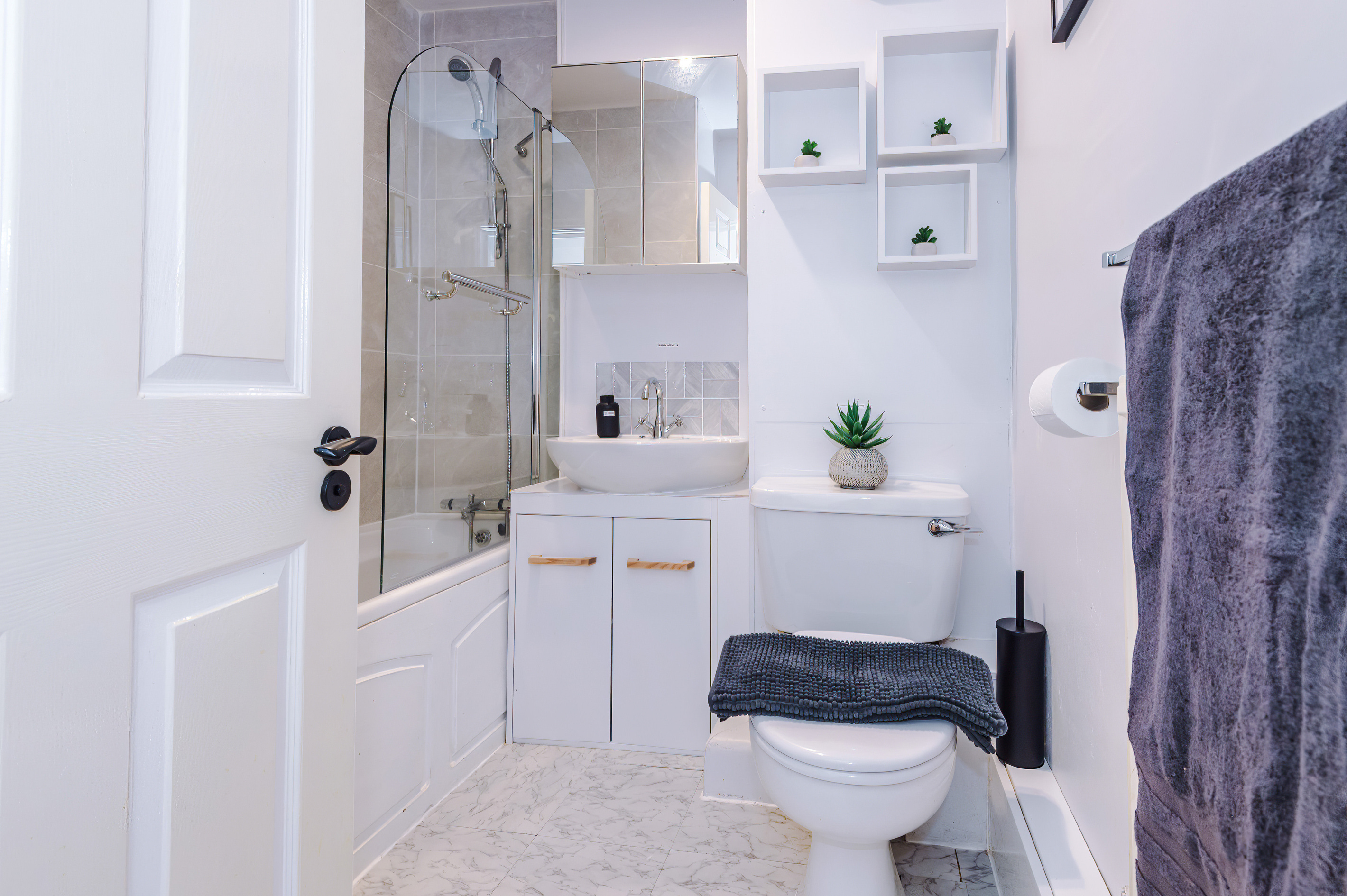 Family bathroom with shower