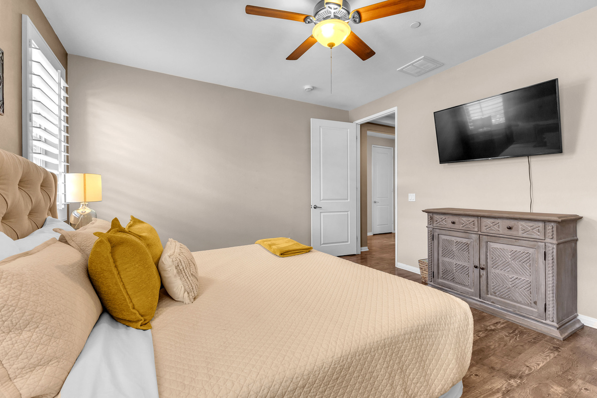Smart TV in Master bedroom