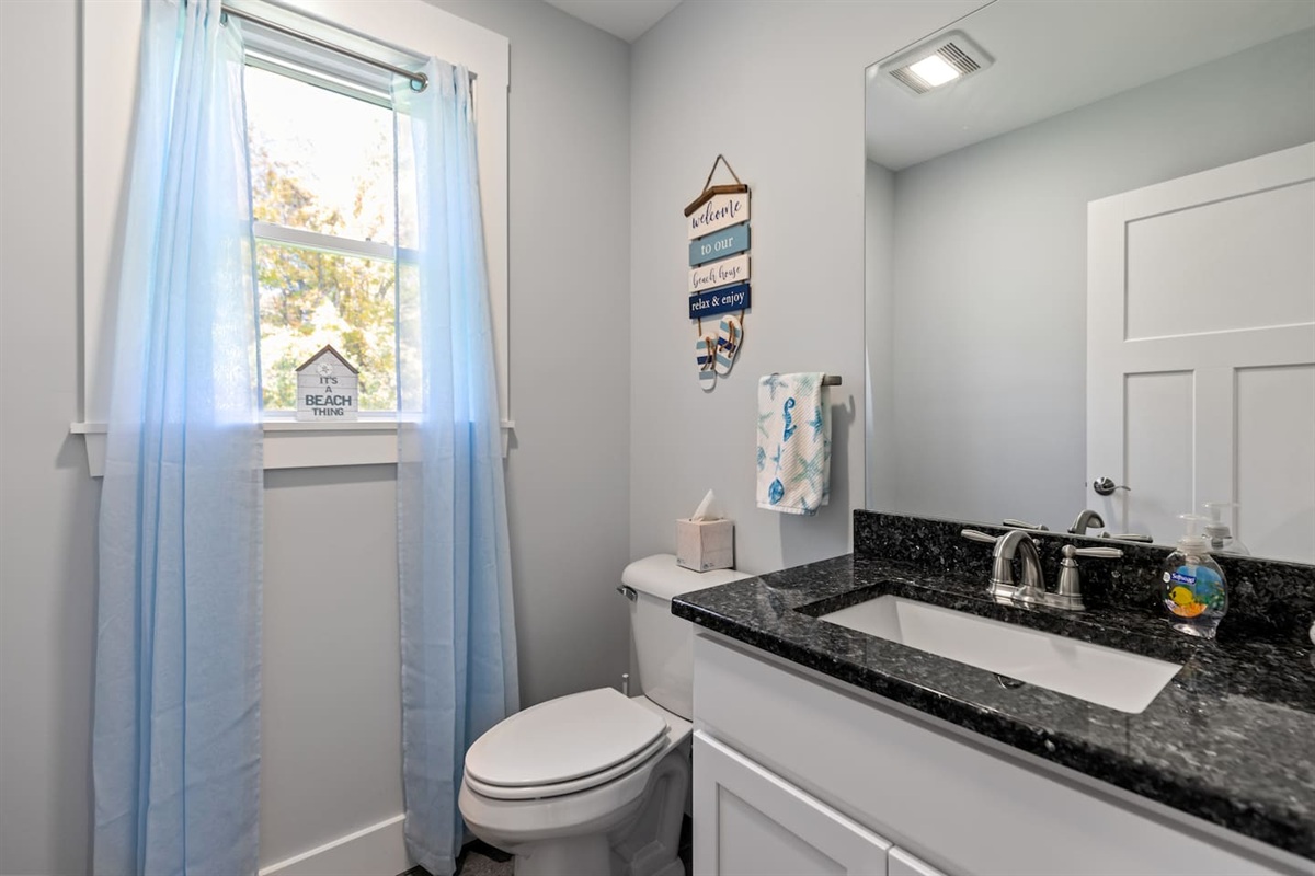 Half bath on main floor