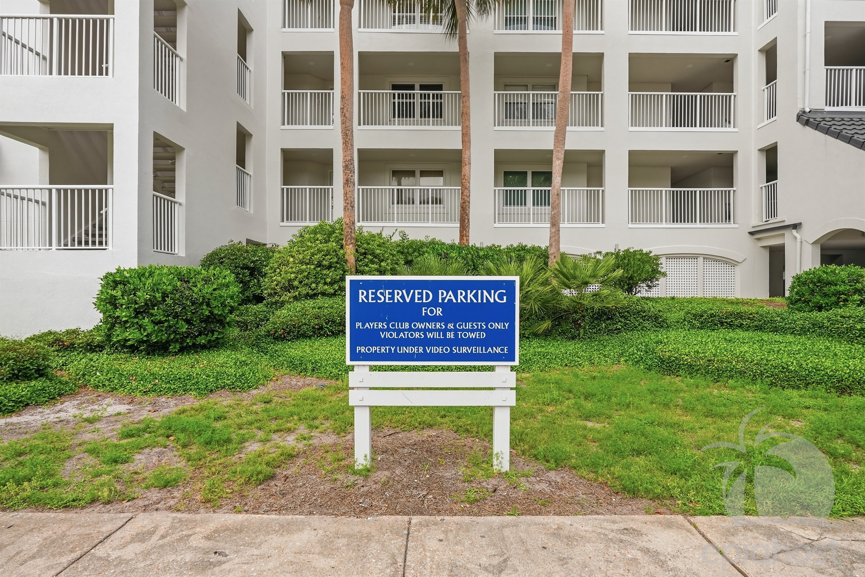 Reserved parking on-site