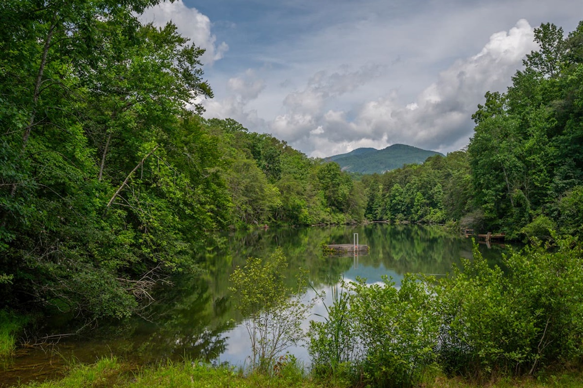 Little Mirror Lake - 2nd lake in the private community where the cabin is located