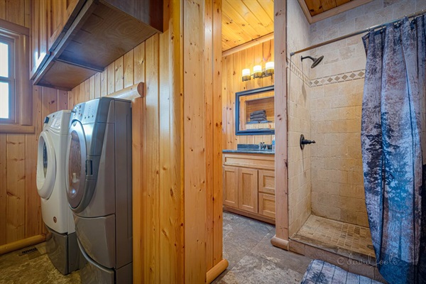 First floor washer/dryer. Second set upstairs.