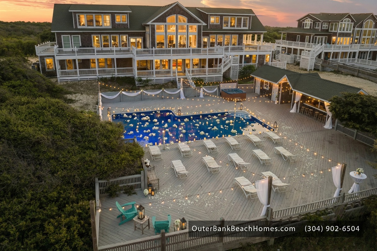 Expansive oceanfront estate designed for relaxation and celebration.