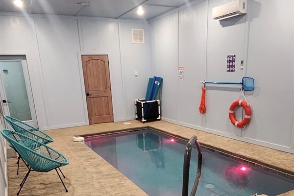  Spacious indoor pool, perfect for year-round enjoyment