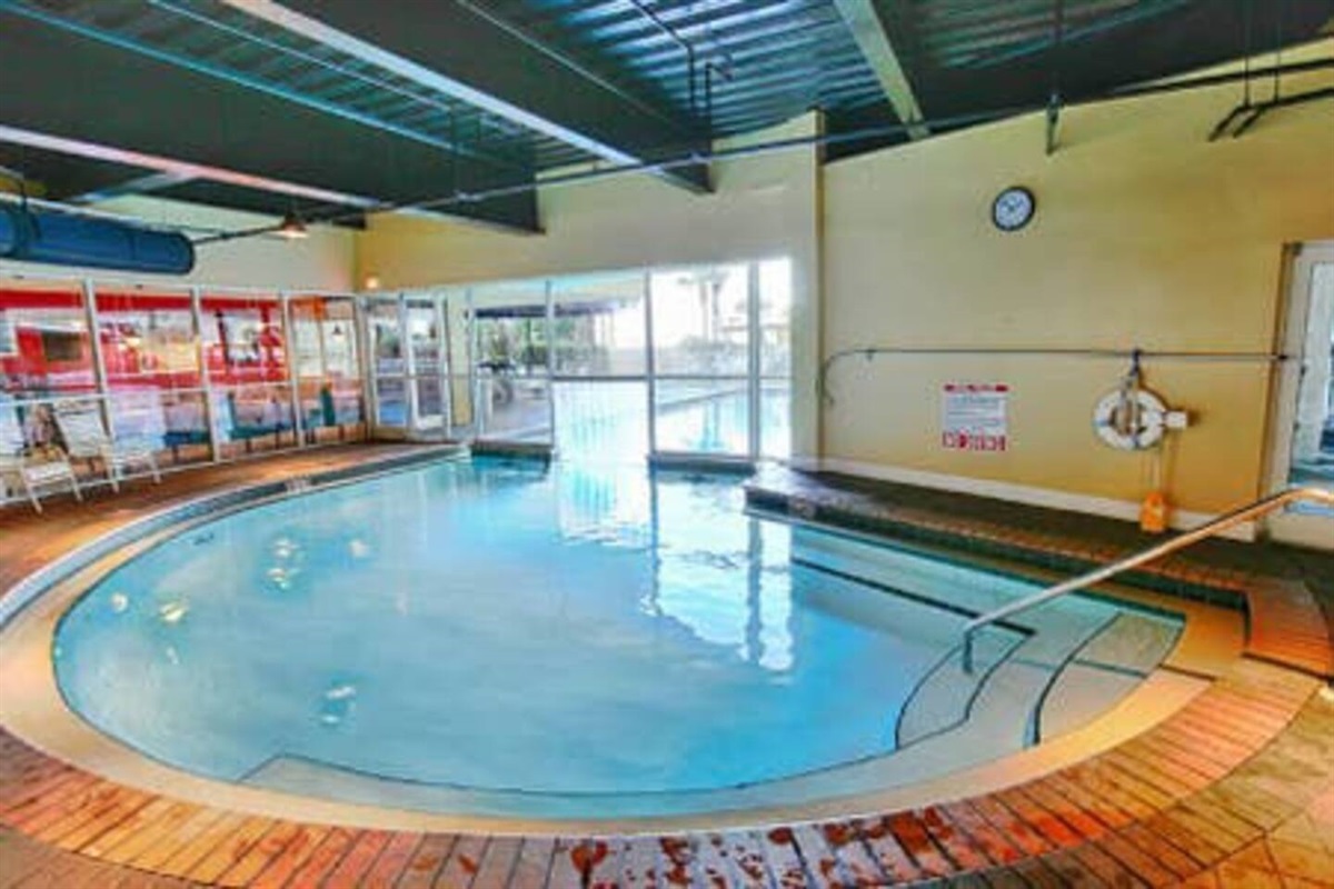 Indoor/outdoor heated pool