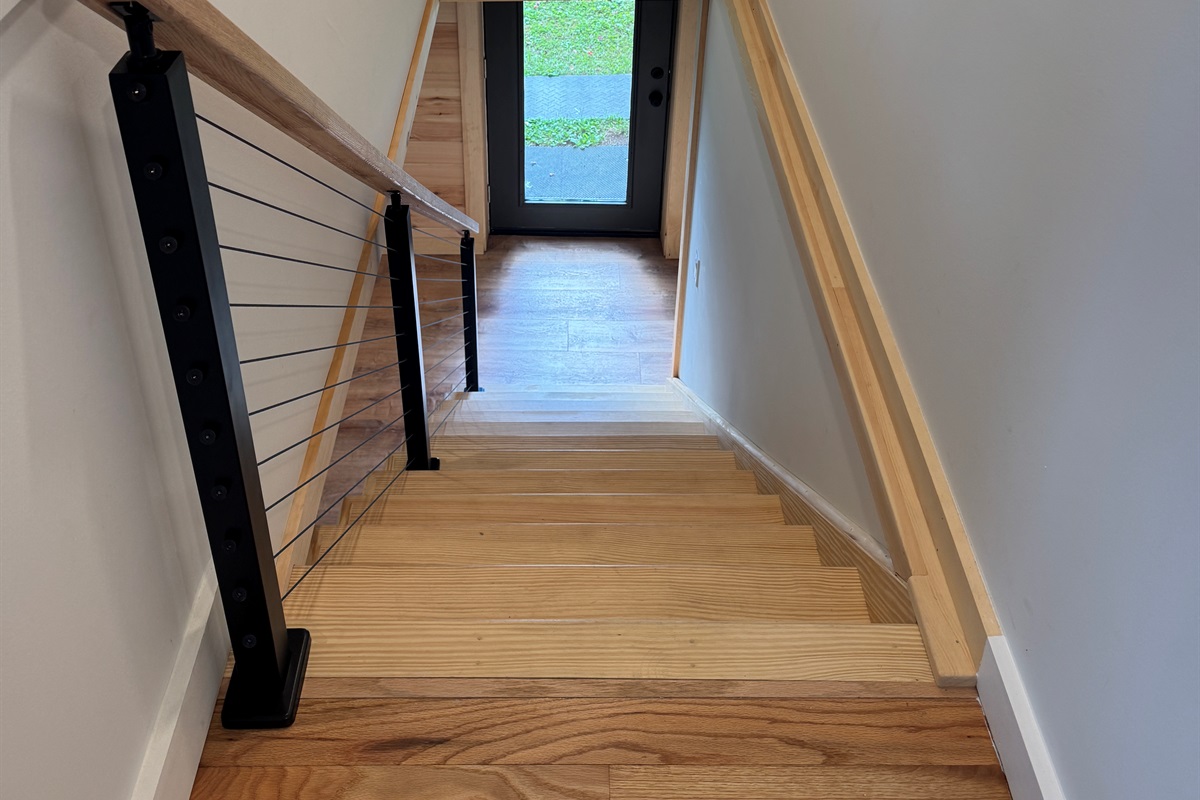 Stairs to lower level