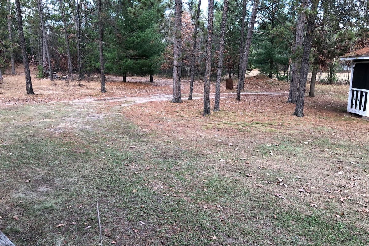 Wrap-around access for ease of in and out traffic for our larger groups. Plenty of parking.