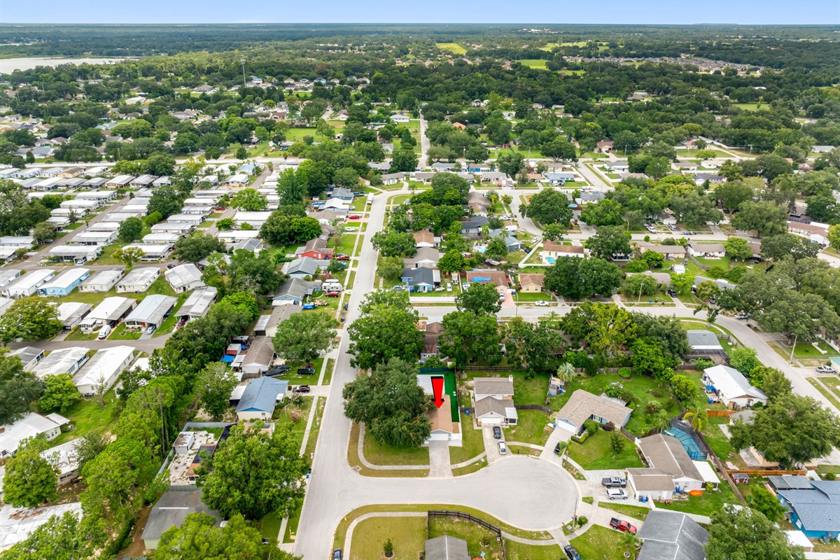 Aerial View of the Neighborhood