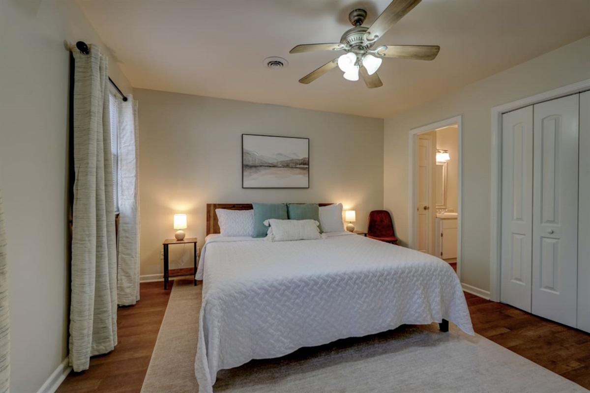 Master Bedroom with King Bed