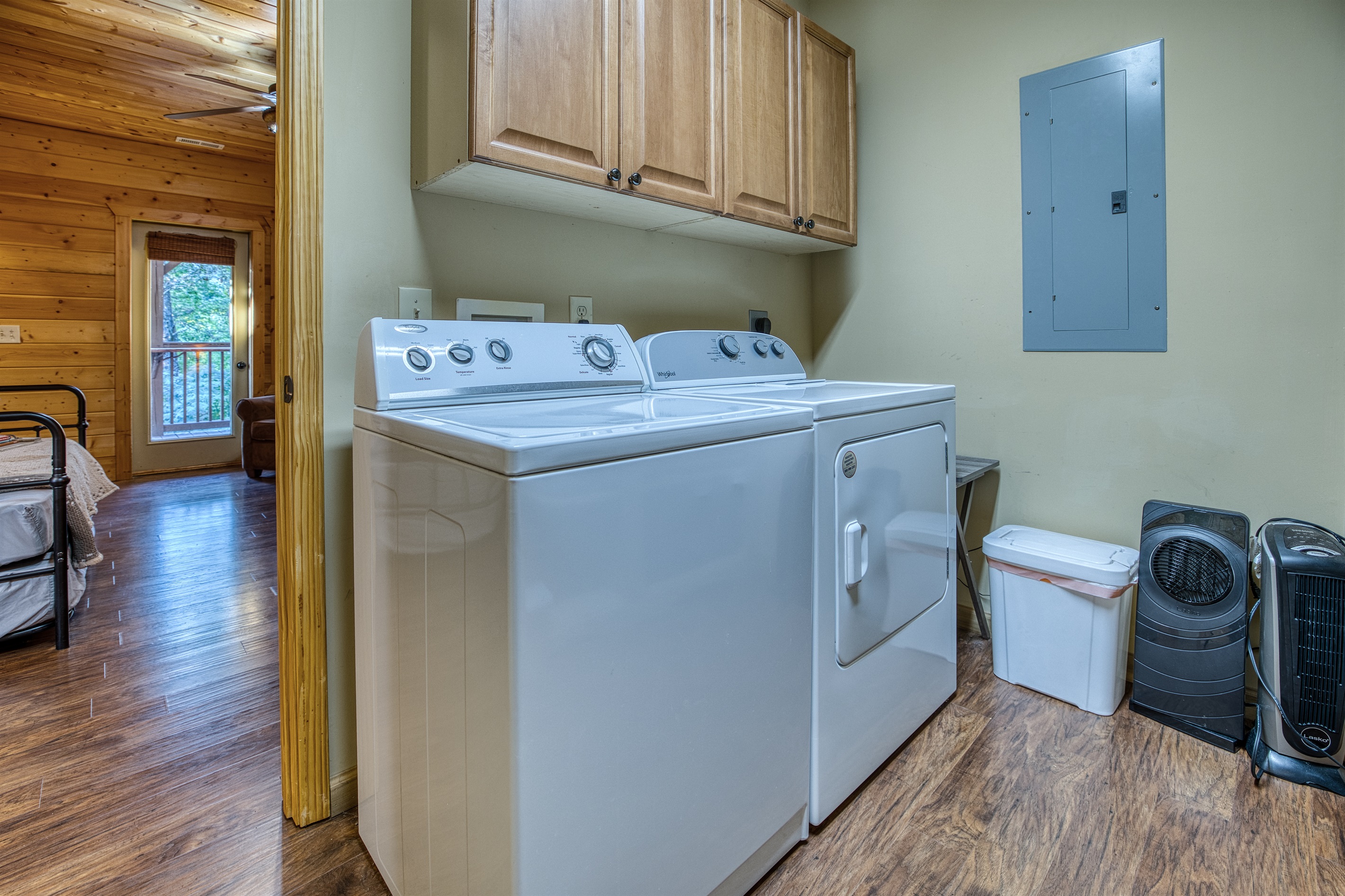 Guest access to full washer and dryer