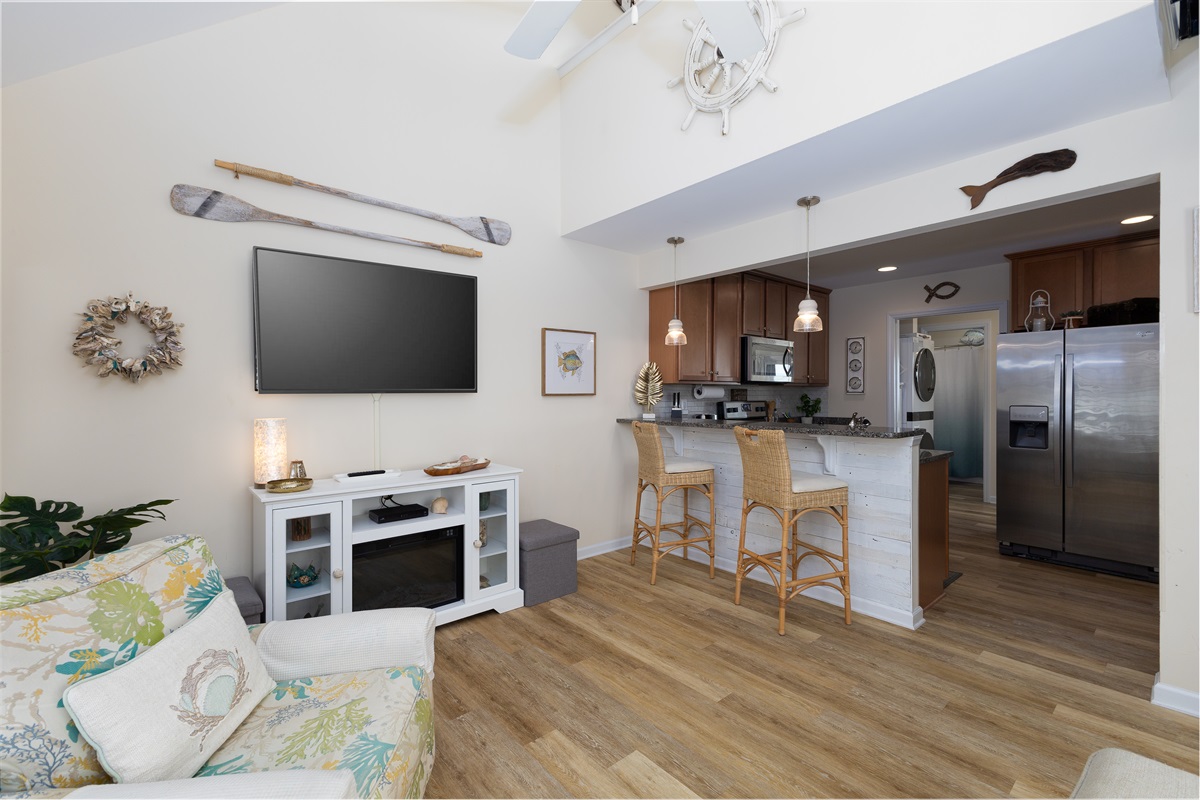 Spacious, open-plan design