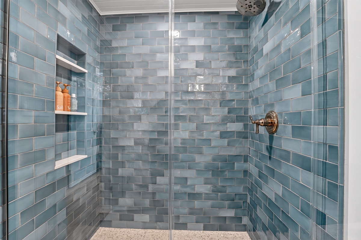 A refreshing shower that leaves you feeling clean, relaxed, and renewed!