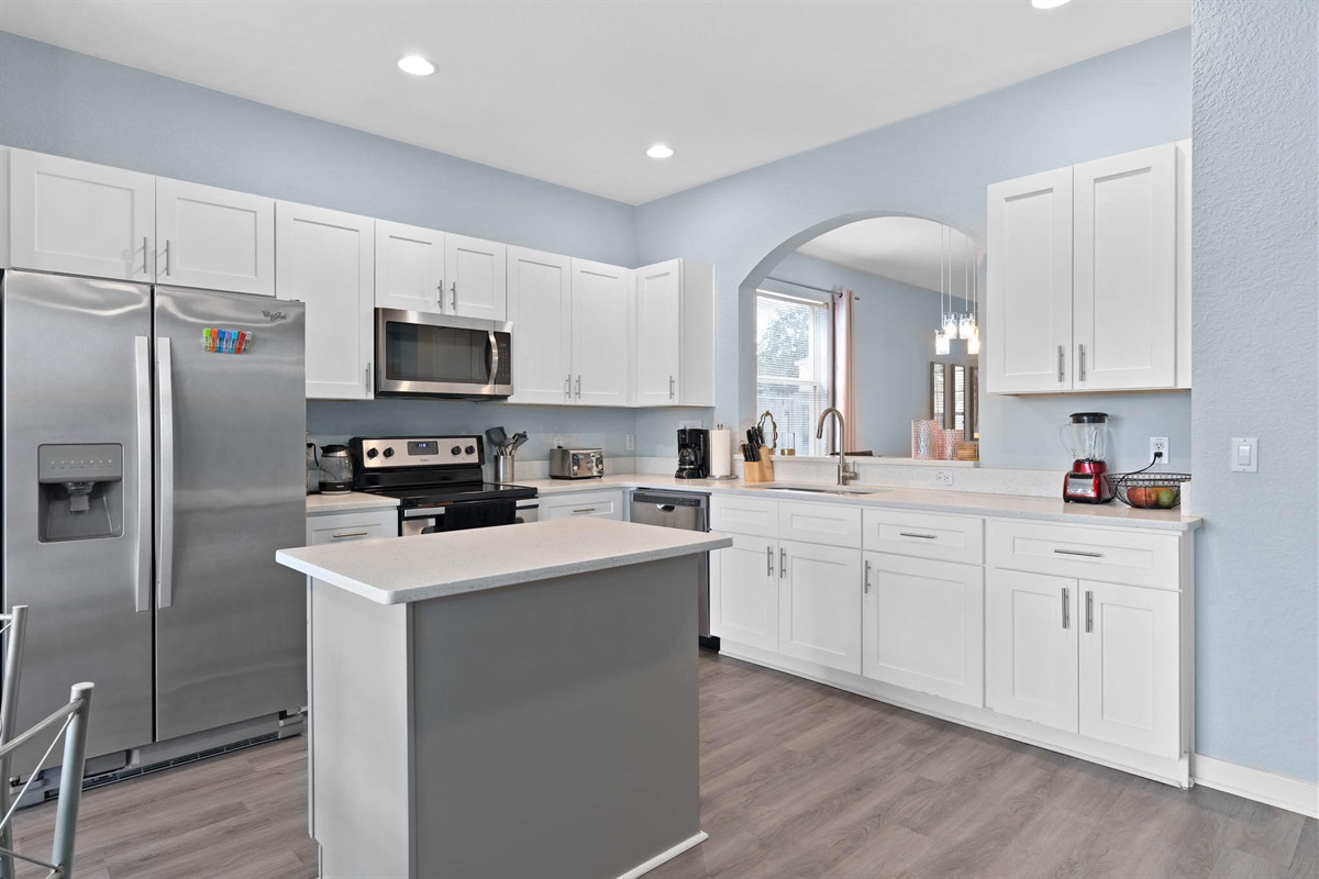 Well-equipped kitchen