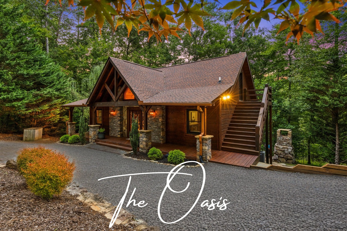 Welcome to The Oasis, where rustic elegance meets modern luxury, surrounded by nature's bliss.