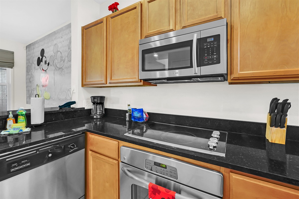 Kitchen with ample counterspace