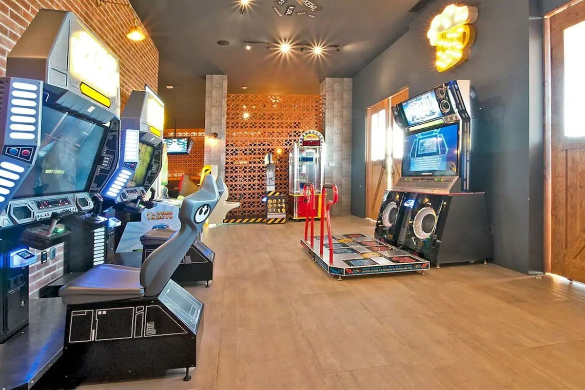 Gameroom at Pueblo Bonito Sunset while staying at the Rose, Vacation Travel Exclusives