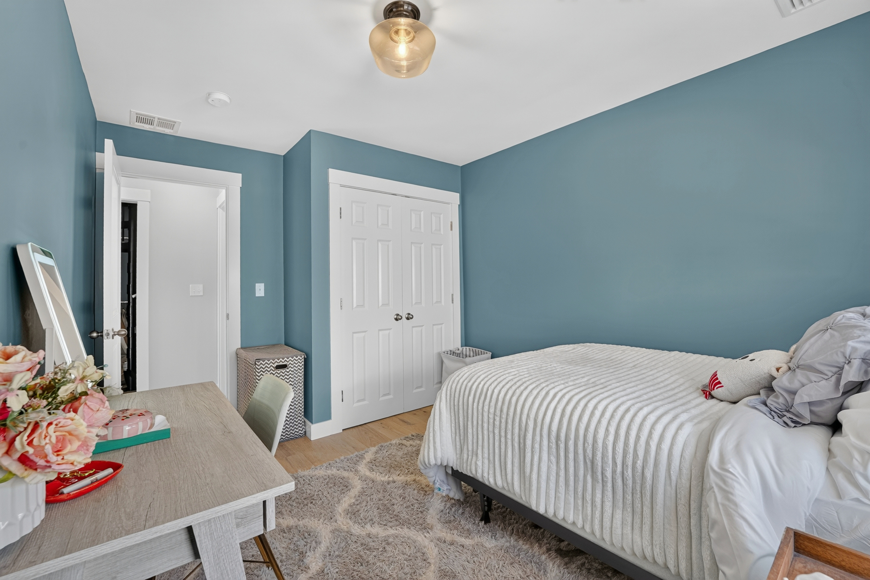 Comfortable furnishings and calming décor create a relaxing retreat.